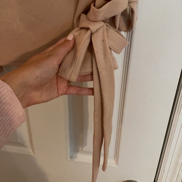 1 State Mauve Off the Shoulder Long Sleeve Top Med - Picture 4 of 5